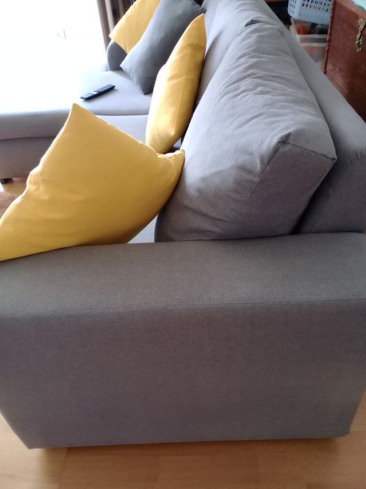Chaise long cinzento