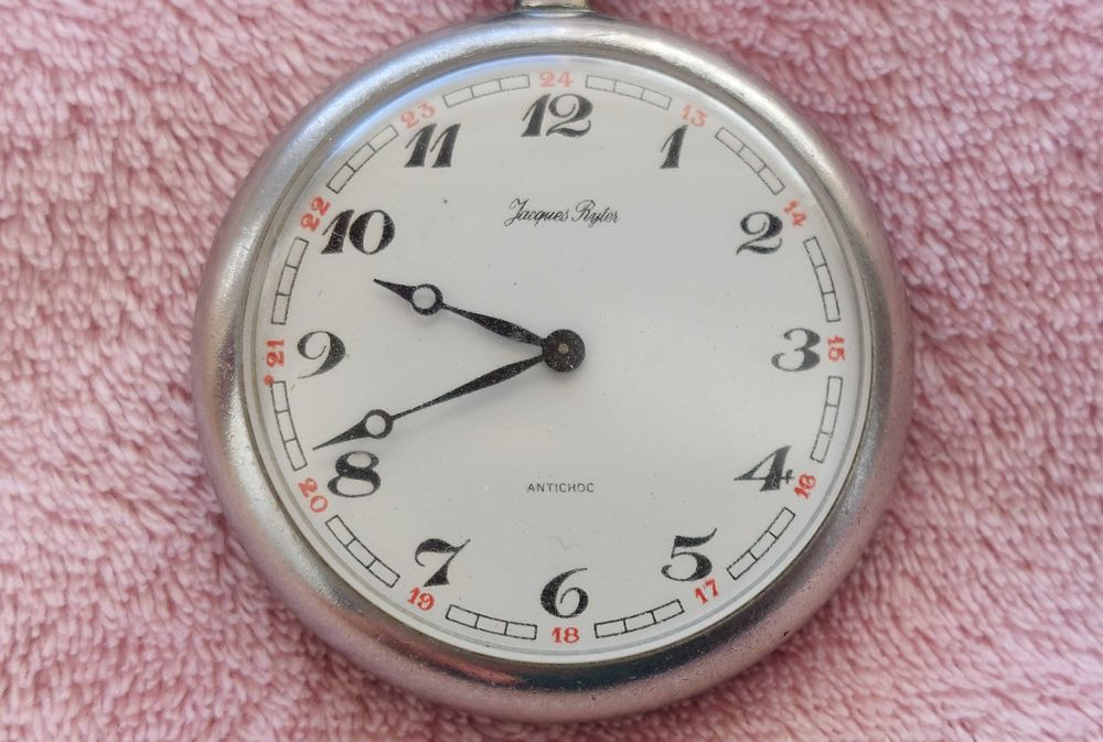 Relogio de bolso Jaques Ryter ANTICHOC  -  Vintage