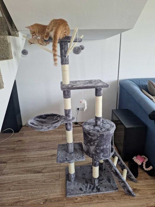 NOWY Drapak Dla Kota Wieża Domek Legowisko 5 Poziomów 138cm