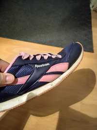 Buty Reebok lekkie granatowo-rozowe