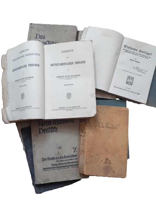 Stare poniemieckie książki znalezione we Wrocławiu (Breslau)