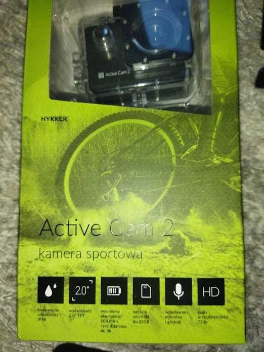 Kamera sportowa Hykker Active Cam 2 + selfie stick