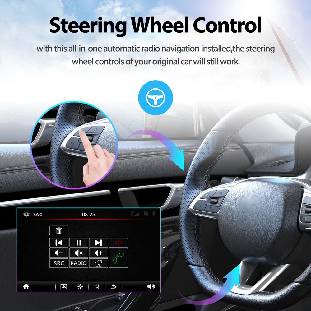 Rádio 1din 7" Retrátil Bluetooth Dual USB Fast Charging Mirrorlink FM