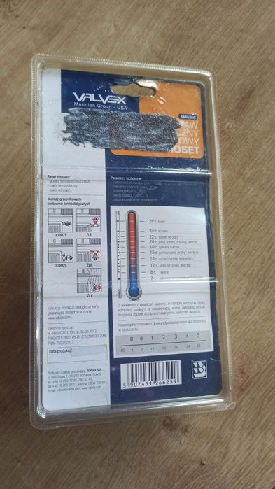 Zestaw termostatyczny THERMO SET - kątowy 1/2"