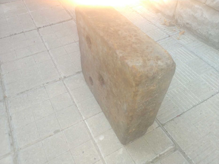 Гиря-квадрат 40кг 27*27*8см СССР железо сталь плита гантель для пресса