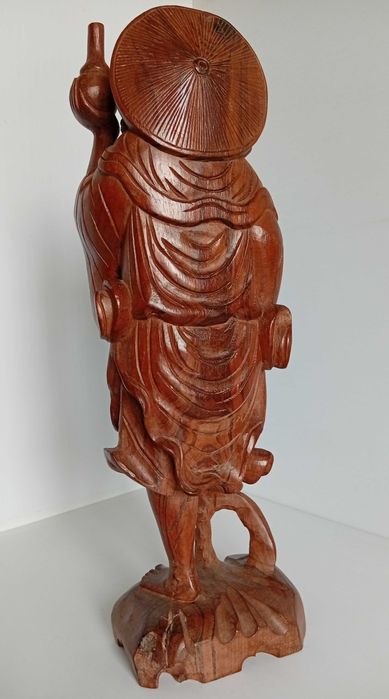 Статуэтка Ли Тегуай, самшит - покровитель врачей - 943г., h38см.