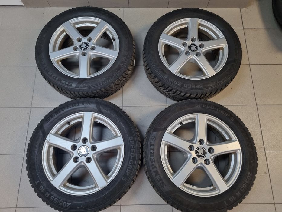Koła/felgi/Opony zimowe 5x112 R16 205/55R16