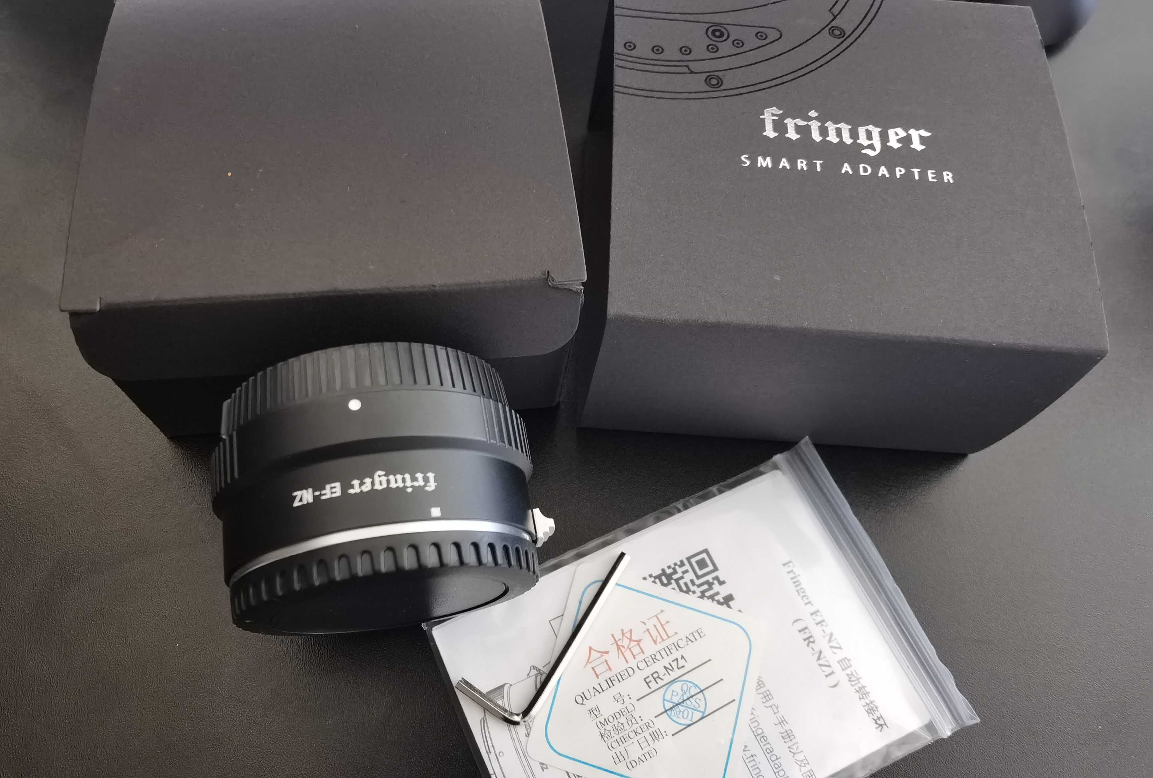Перехідник Fringer EF-NZ для об'єктивів Canon EF на байонет Nikon Z.