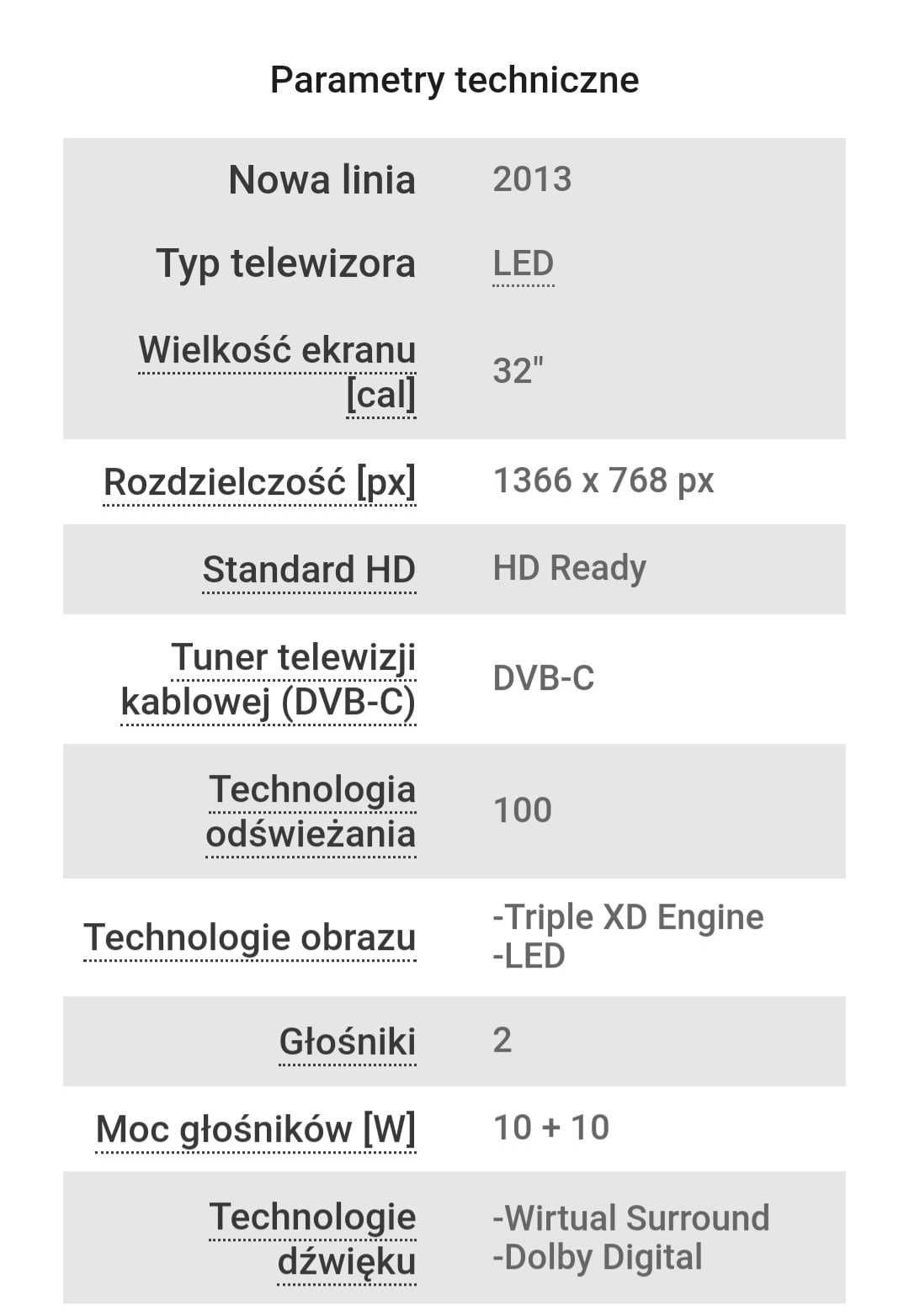 Telewizor LG 32LN540B