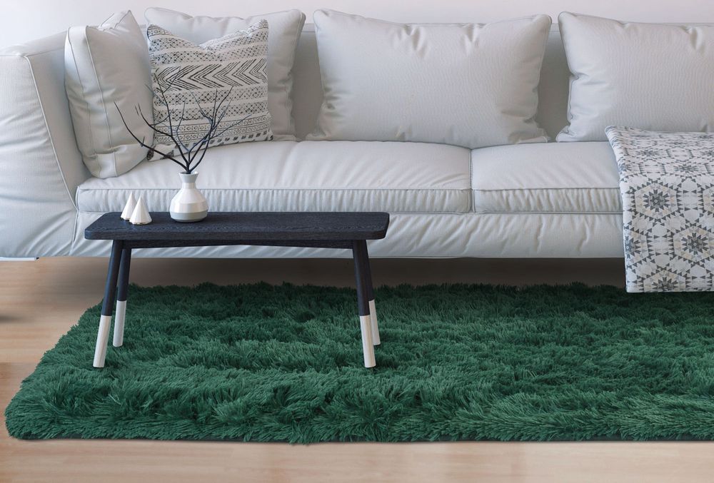 Dywan Shaggy Antyslip 80X120 Cm Zielony