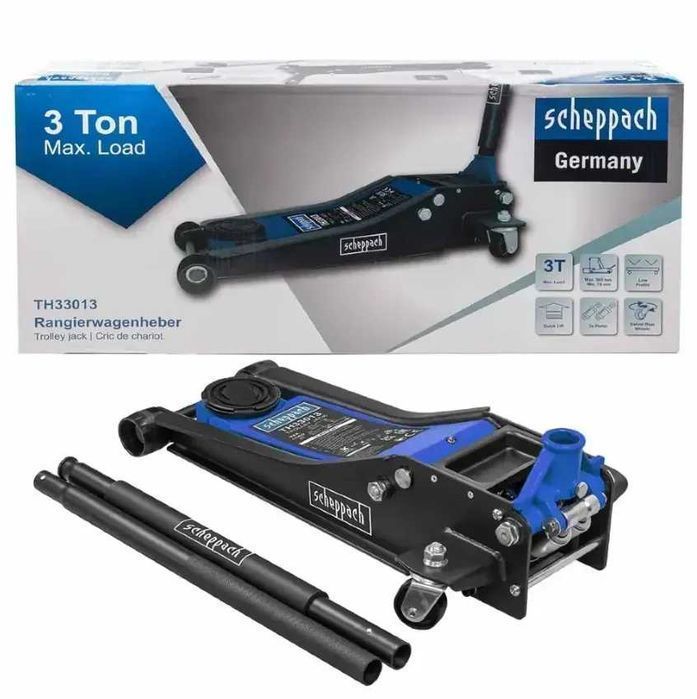 Домкрат підкатний гідравлічний 3т Scheppach SCH-TH33013