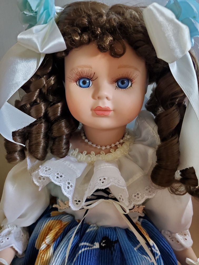 Стара Порцелянова лялька 53 см Нова з коробкою