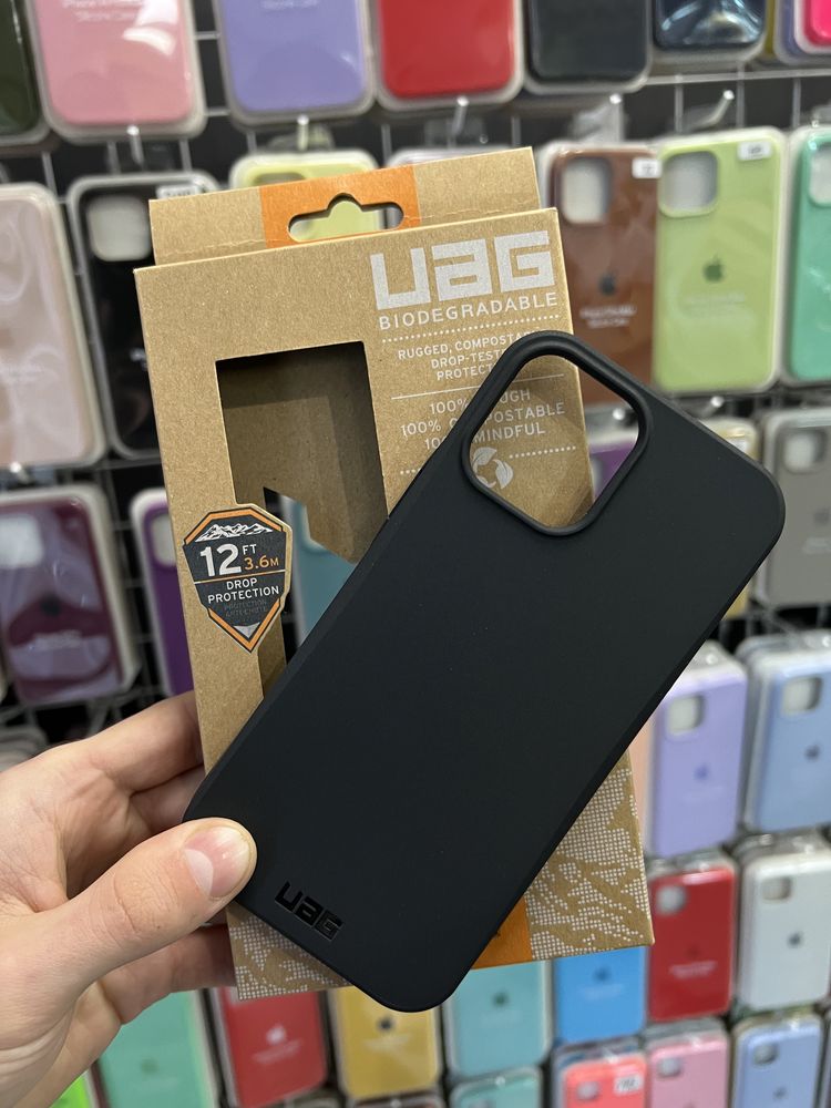 Протиударний чехол uag iphone 13 айфон уаг кейс case чорний