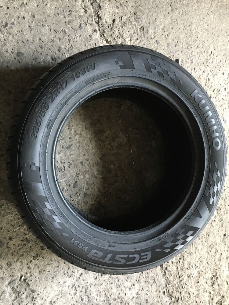 (1шт) нове 235/55R17 Kumho Ecsta PS31 (103W XL) літня шина