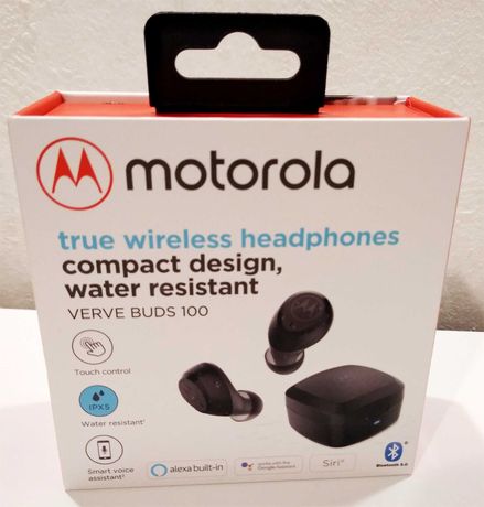 Słuchawki bezprzewodowe Motorola Verve Buds 100 (Nowe)