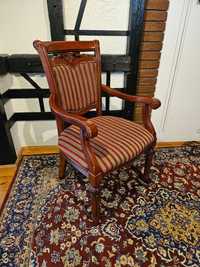 stylizowane na Biedermeier krzesło tapicerowane Art-pol Selma (67675)