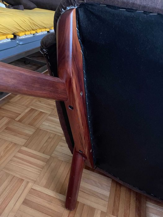 Svend Skipper model 91  - Cadeirão de braços e repousa-pés