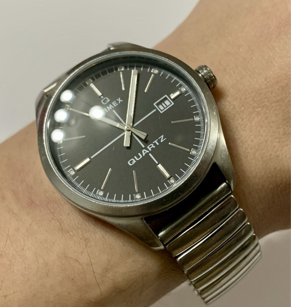 Zegarek Q Timex Retro Vintage Stal nierdzewna