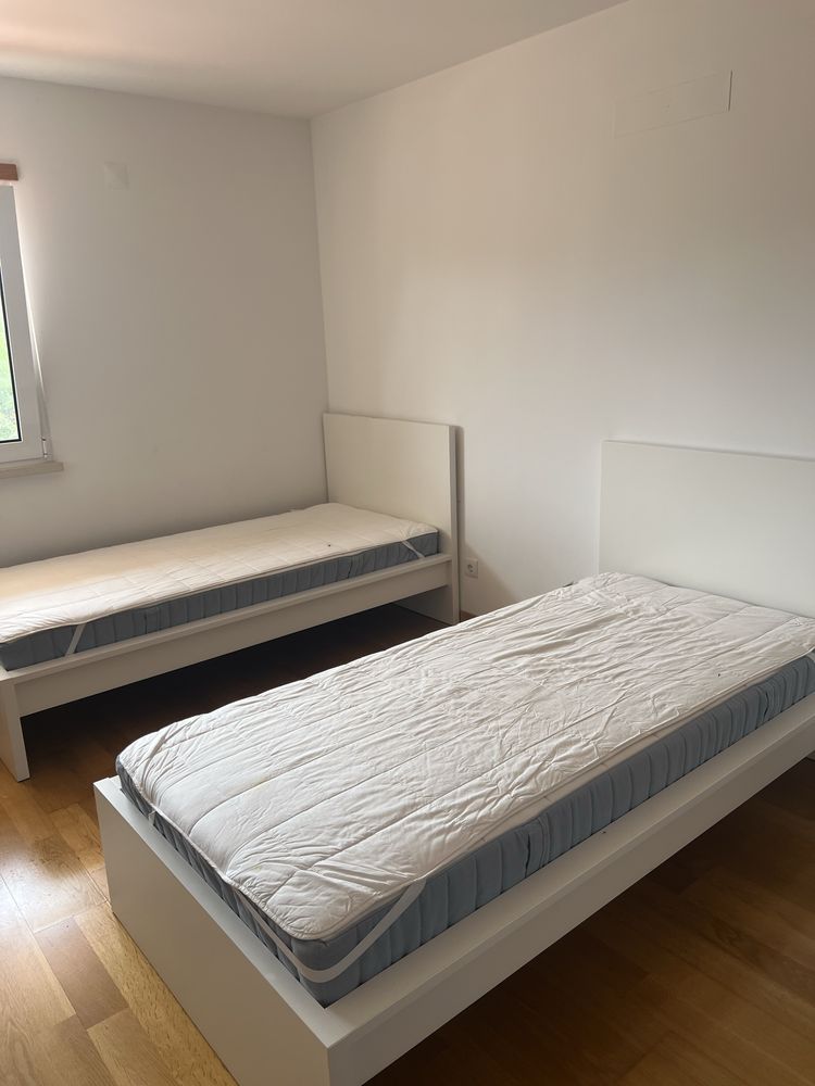 Estrutira de cama Malm ikea 90x200