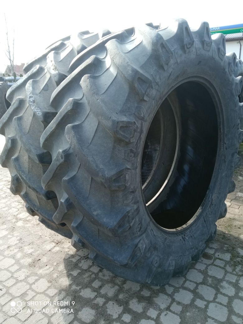 580/70R42 Pirelli  Trelleborg opona używana rolnicza 2 szt