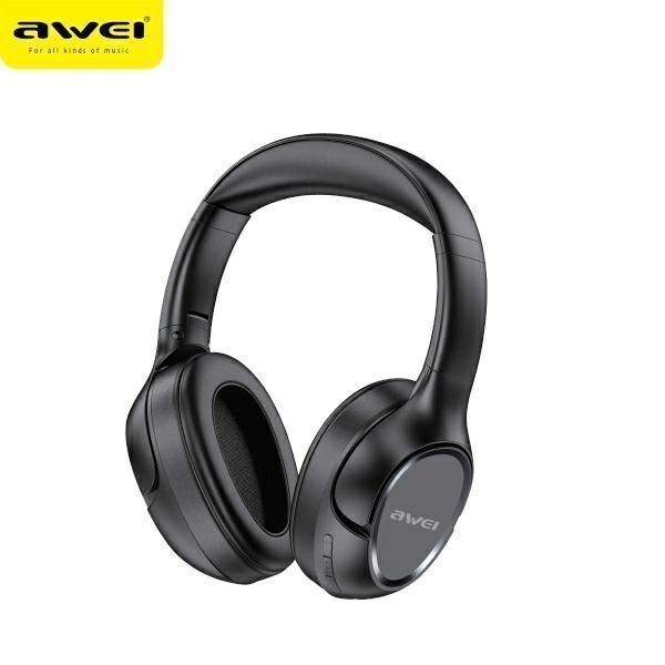 Awei Słuchawki Nauszne Bluetooth A770Bl Czarny/Black