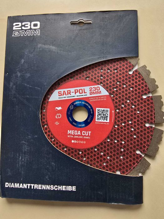 Tarcz diamentowa beton,granit 230mm