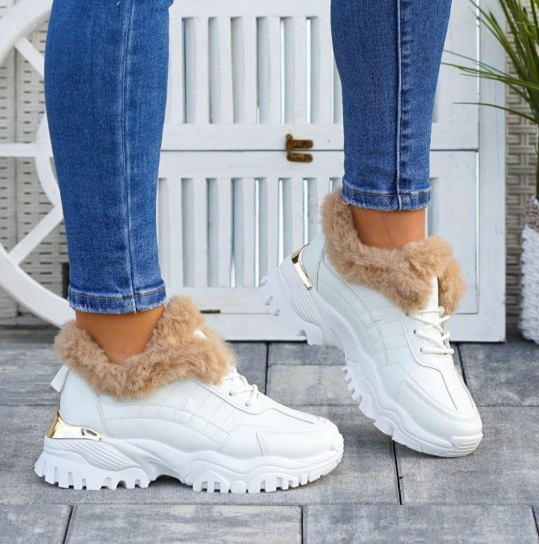 36 37 38 sneakersy 39 40 41 adidasy zimowe z futerkiem sportowe futerk