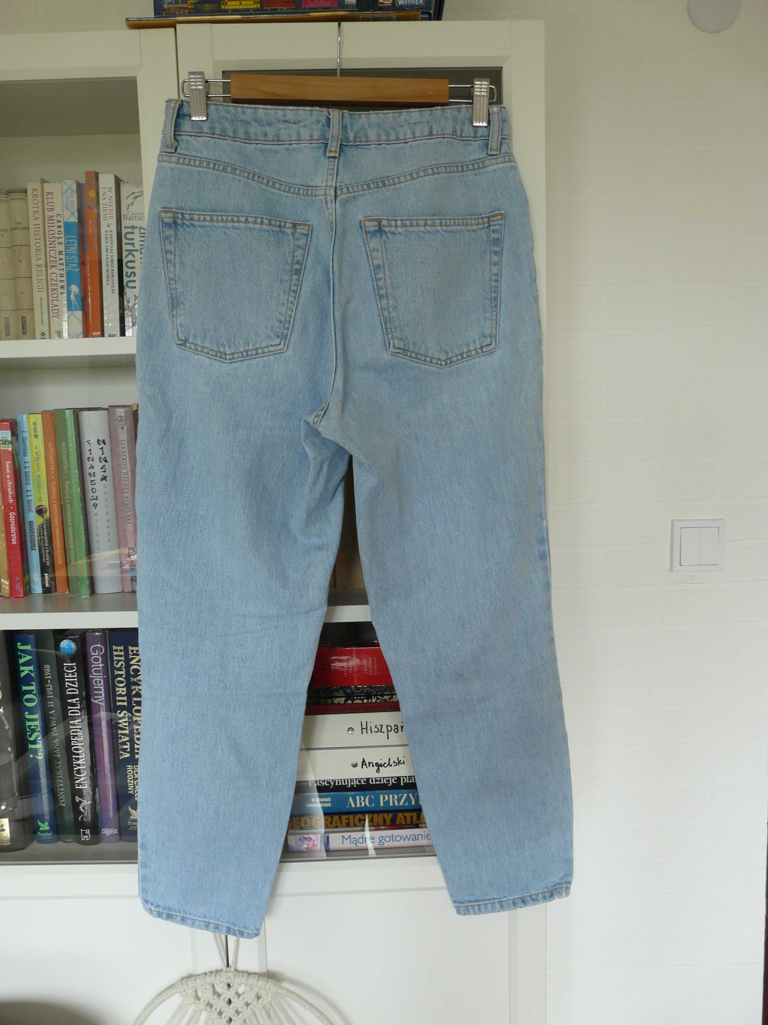 Jasne mom jeans Topshop W28L30