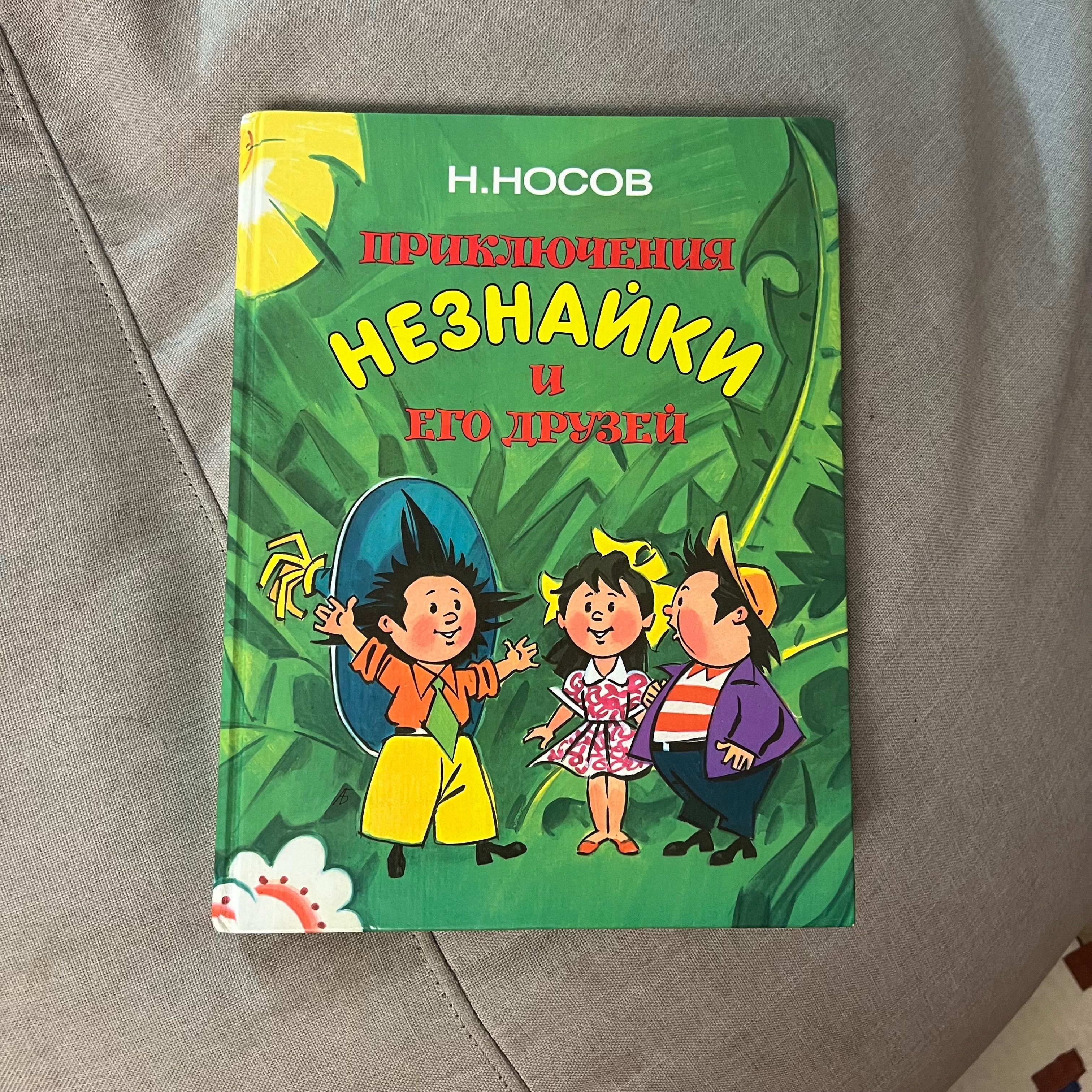 Книга на русском приключения Незнайки