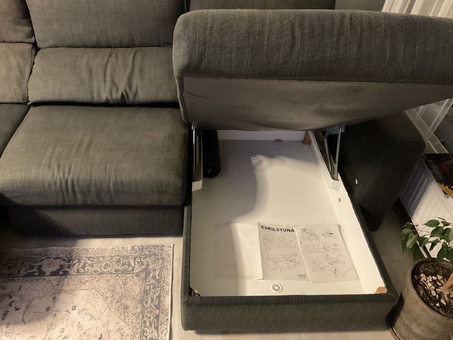 ESKILSTUNA Sofa 3-osobowa kanapa z funkcją spania IKEA NA GWARANCJI