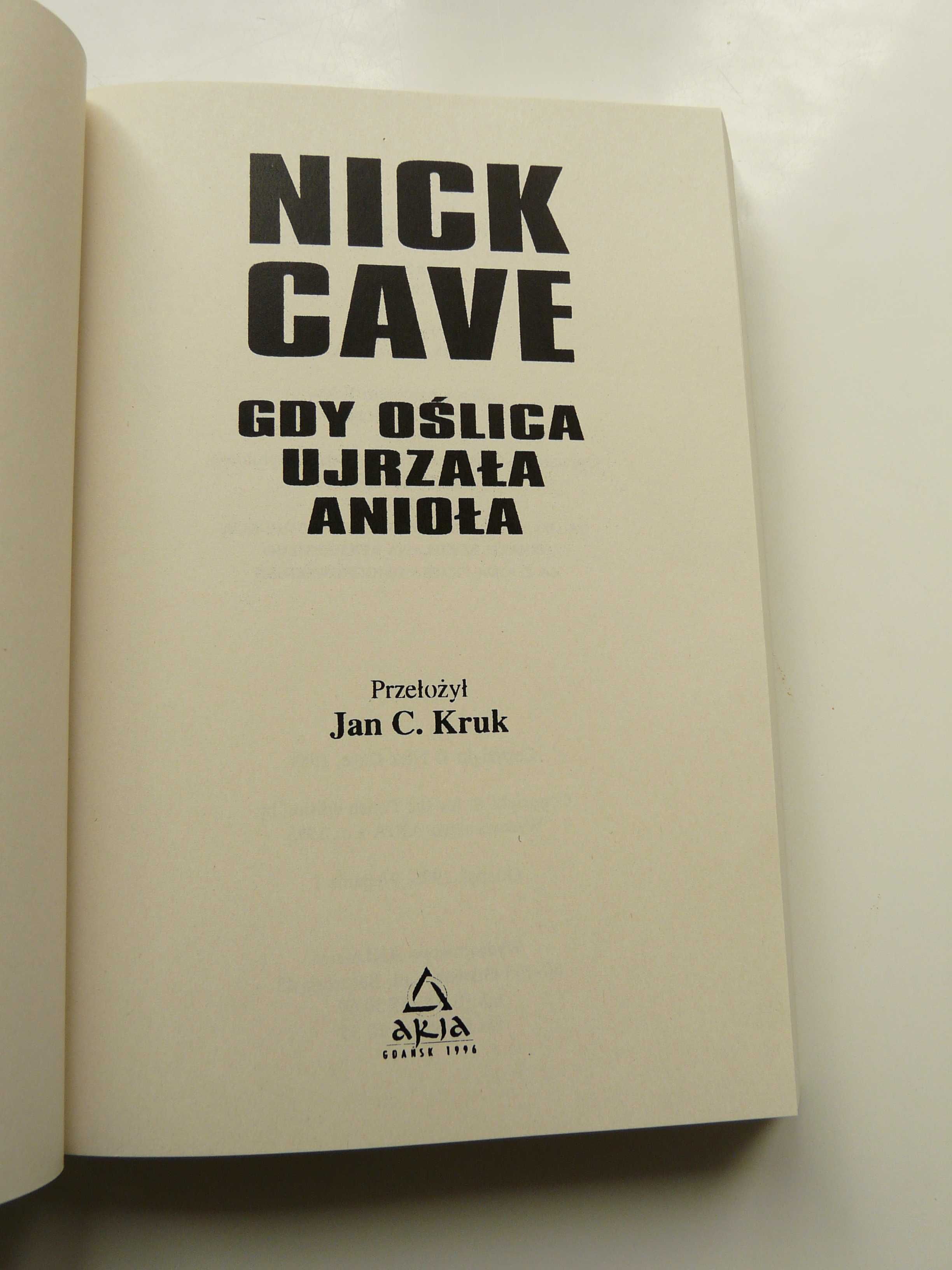 Gdy oślica ujrzała anioła Nick Cave