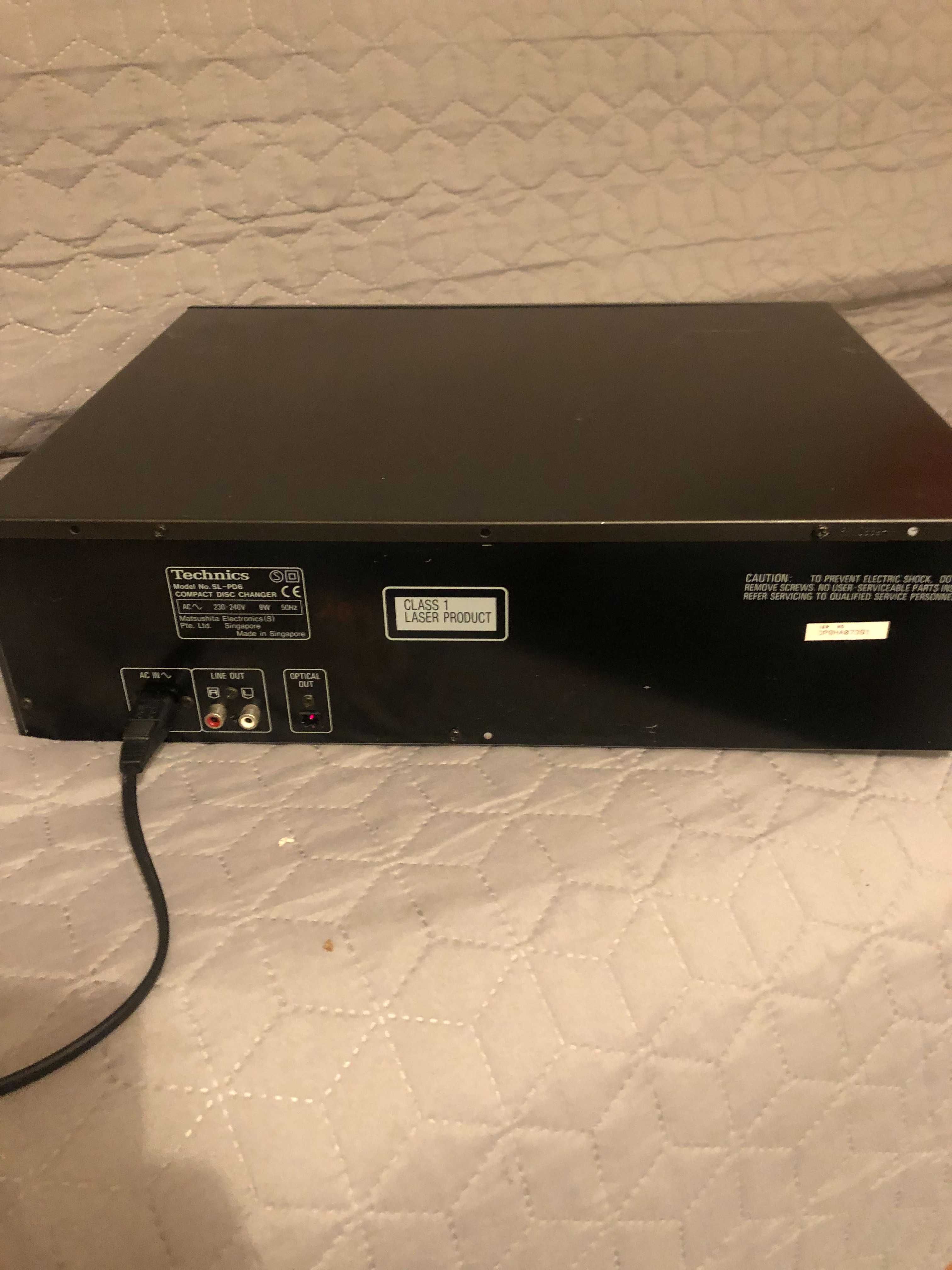 Technics SL-PD6 odtwarzacz CD z zmieniarką na 5 płyt