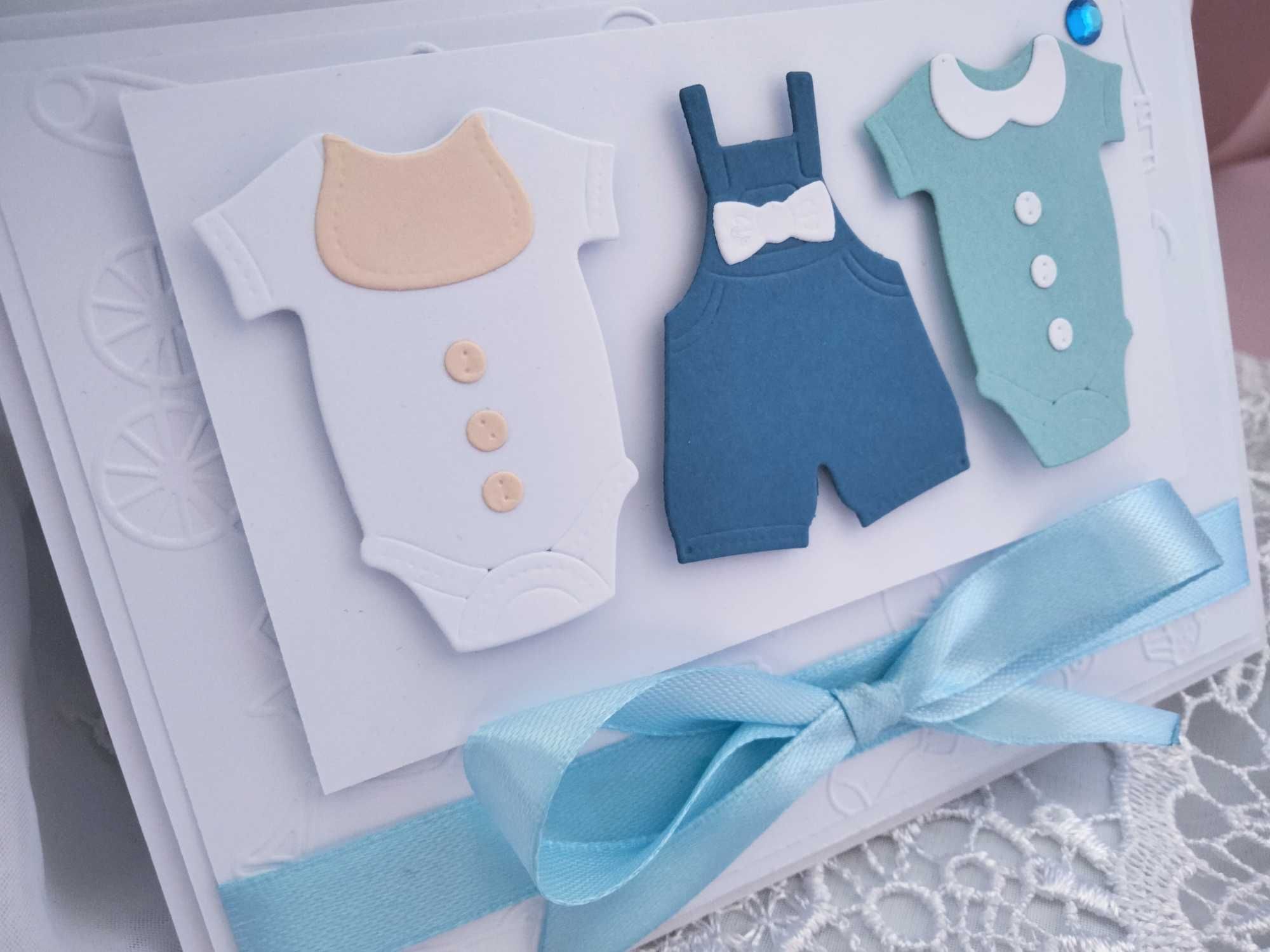 Zaproszenie Roczek, Chrzest Święty, baby shower ręcznie wykonane