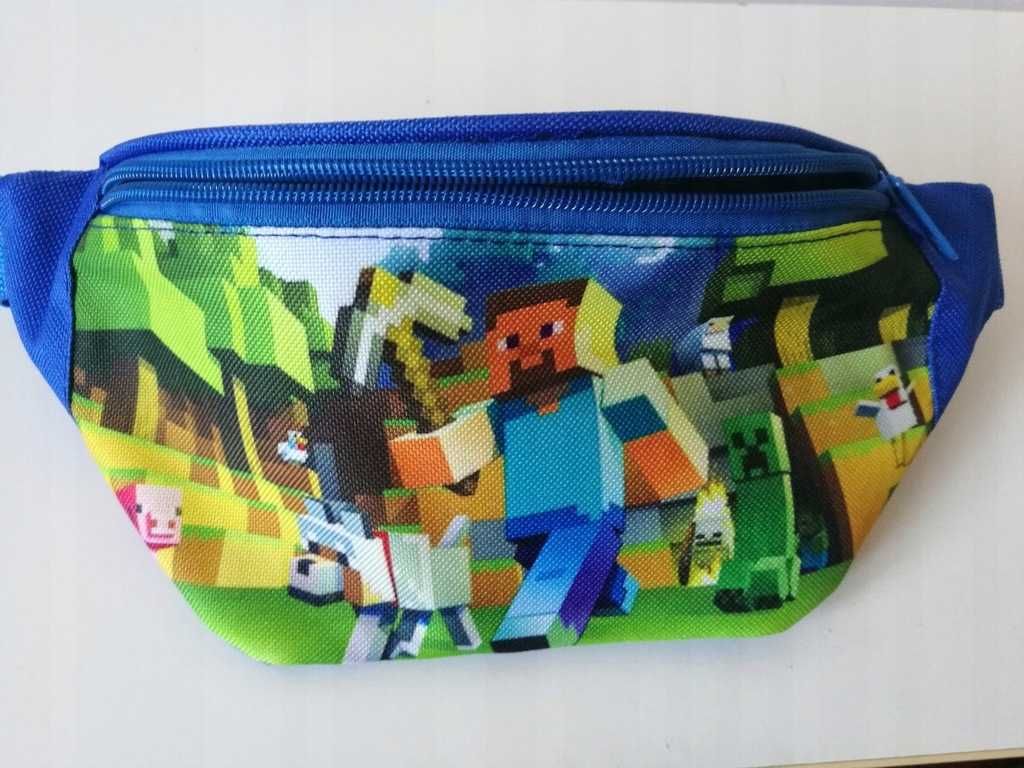 Minecraft saszetka nerka plus portfel Nowe komplety dla dzieci