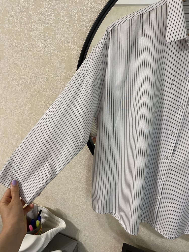 Рубашка в полоску Mango Zara
