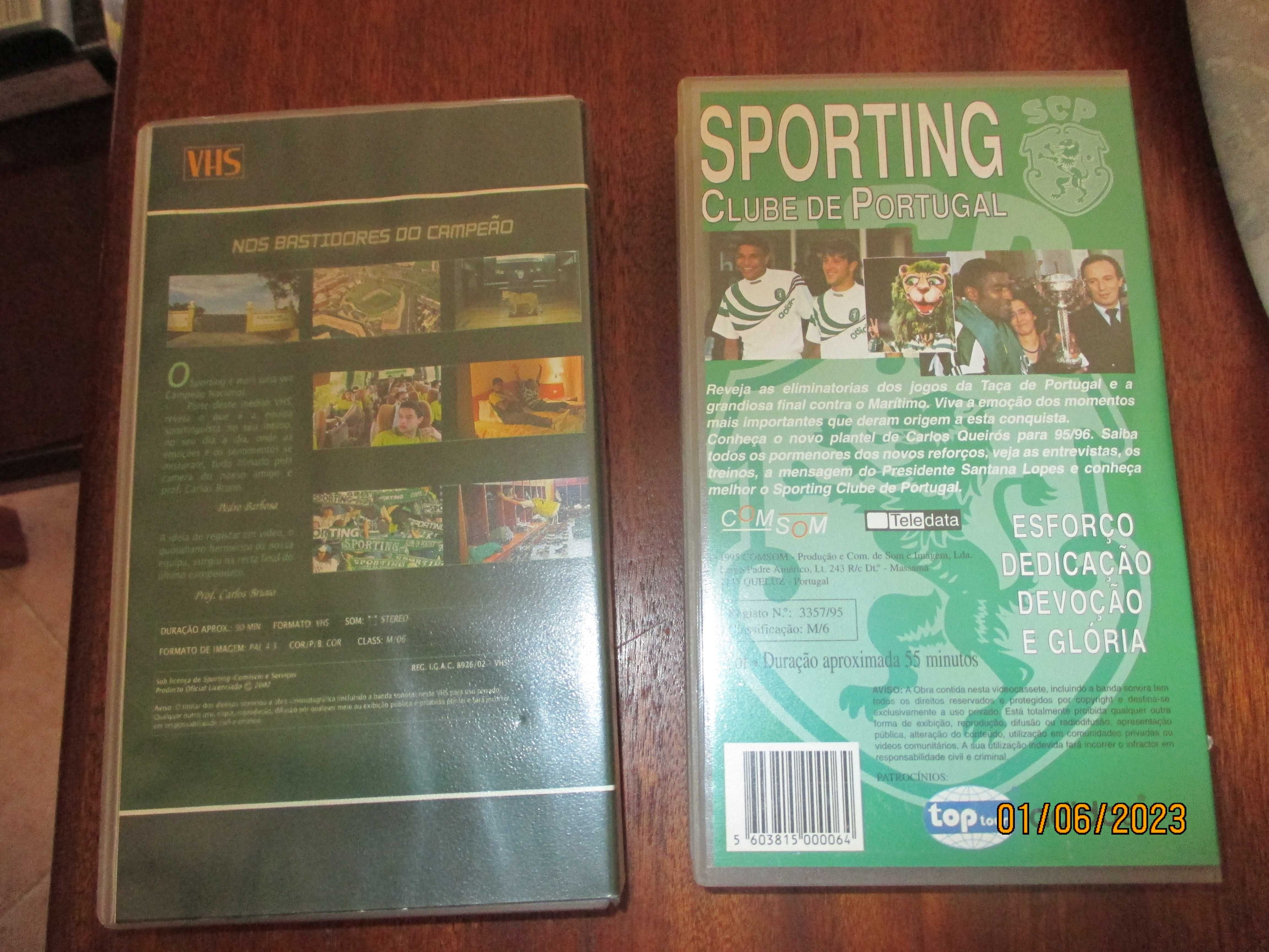 2 vhs do Sporting C.P.