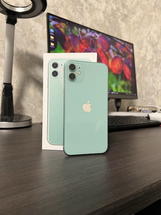iPhone 11 64Gb • Идеал • Полный комплект • АКБ 81% • Айфон