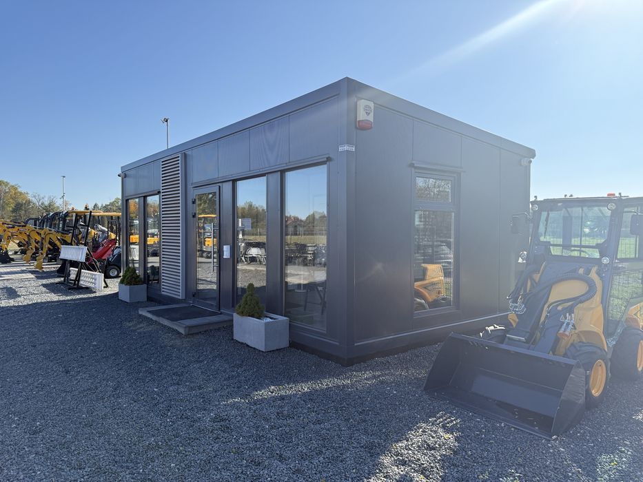 Biuro kontener pawilon handlowy wyposażony 4x8,5m