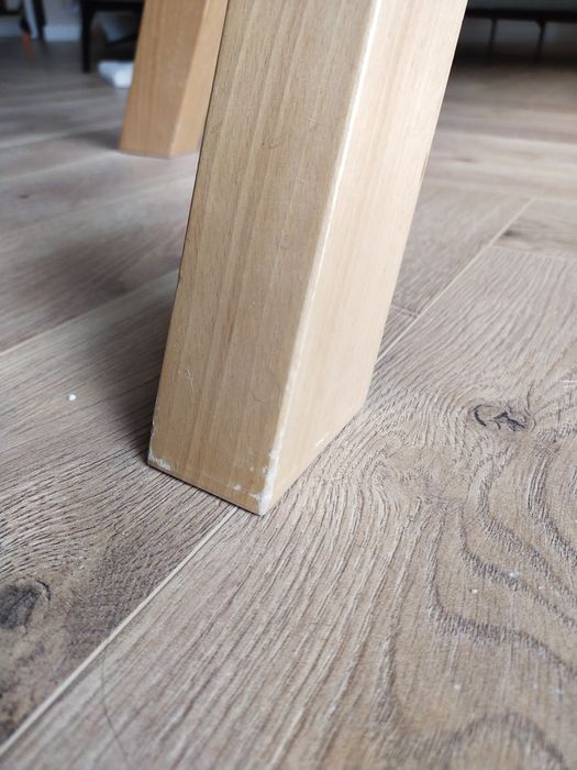 Okrągły stół biały, lakierowany średnica 90cm, rozkladany do 190cm