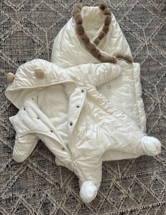 Зимовий Комплект комбінезон + конверт creative baby factory