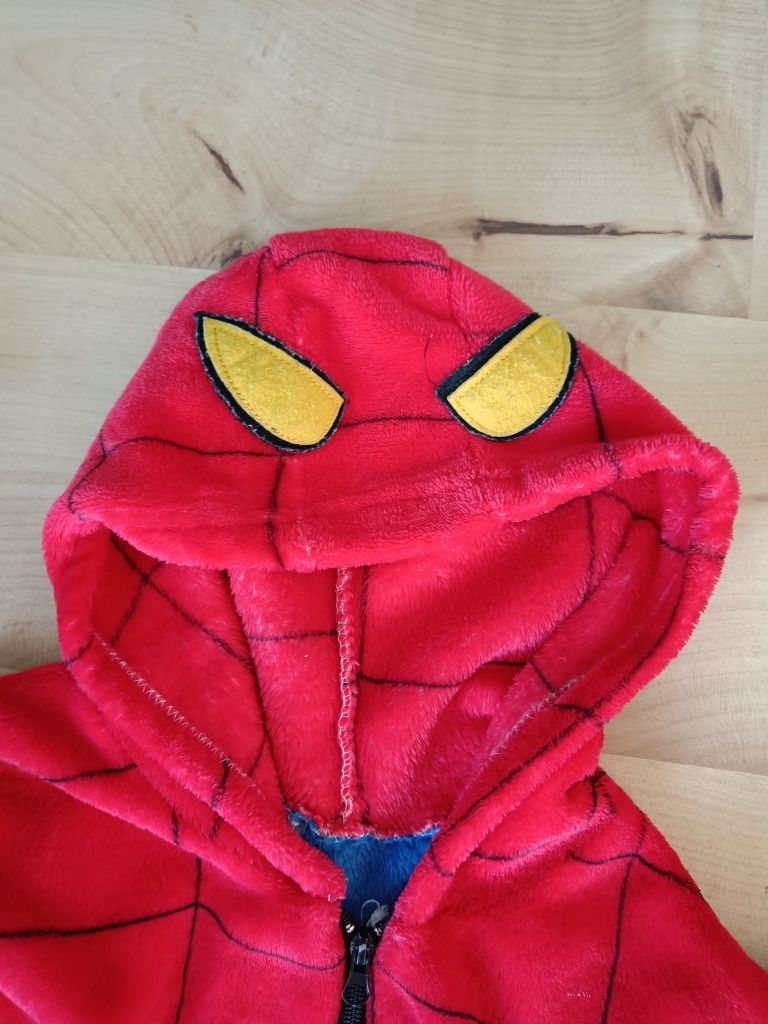 Spiderman kombinezon kigurumi strój rozm 116