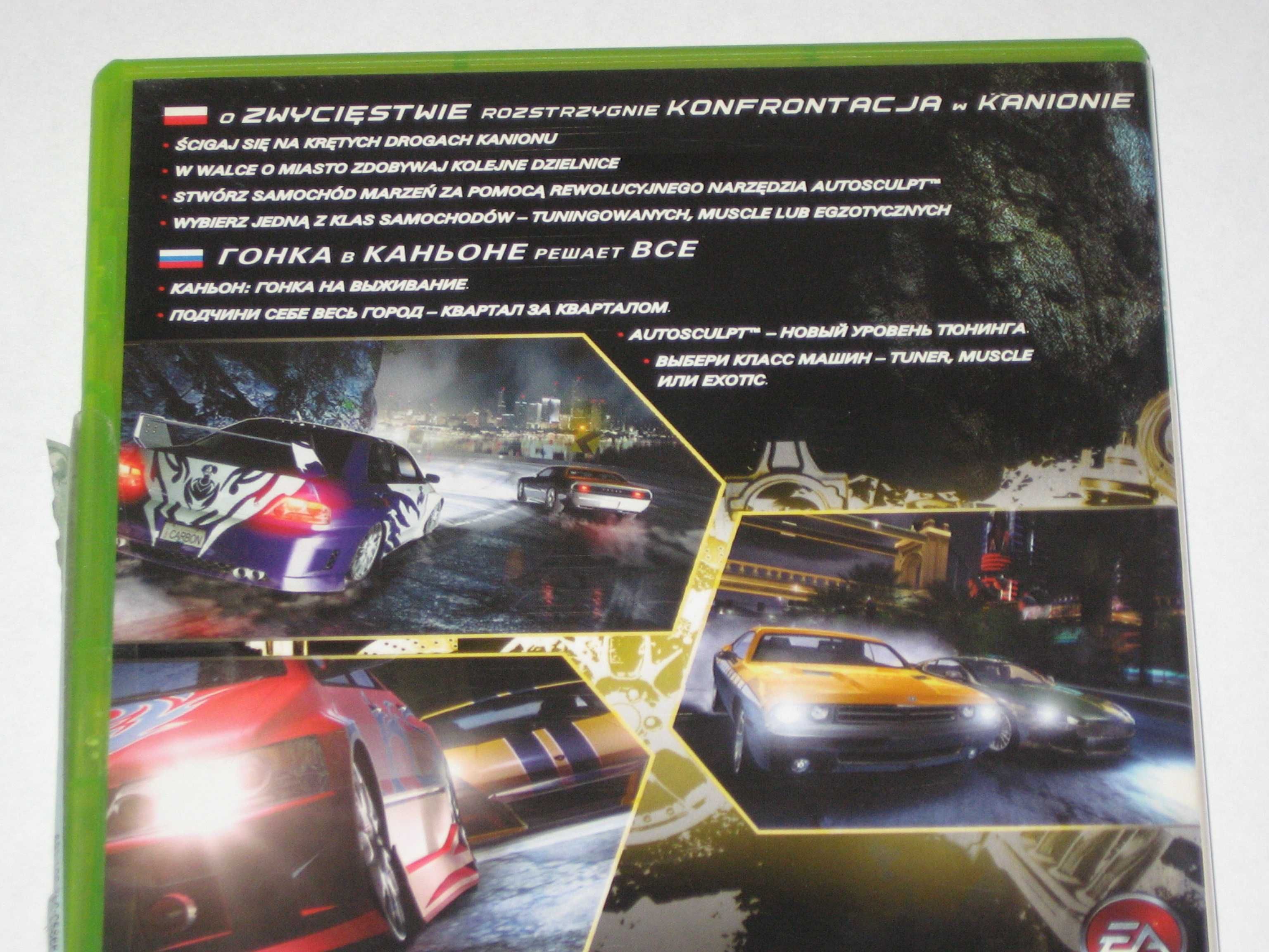 Need For Speed Carbon Xbox360 BDB! PL! bdb! X360! PL