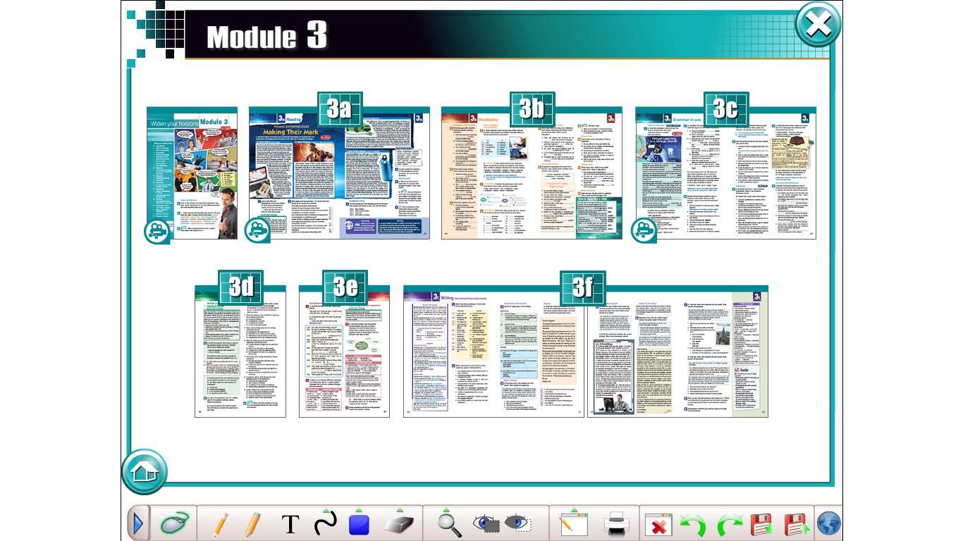On Screen 1, 2, 3, B2+, C1, B1 , B1+ ,B2 ( IWB ) Інтерактивна програма
