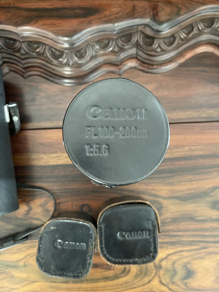 Estojos canon em couro