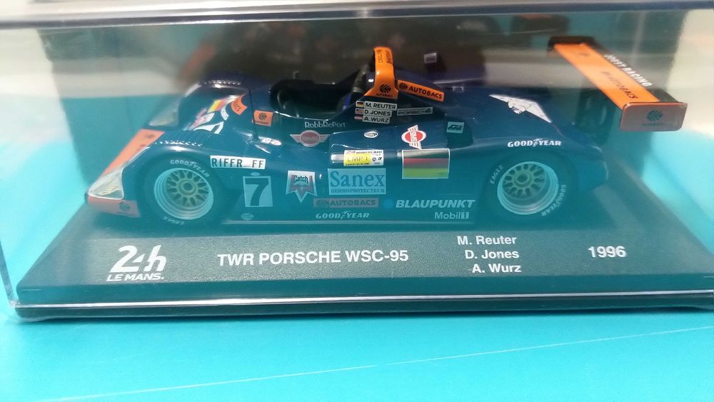 TWR Porsche WSC95 #7: Vencedor 24h Le Mans 1996 - Miniatura esc 1/43