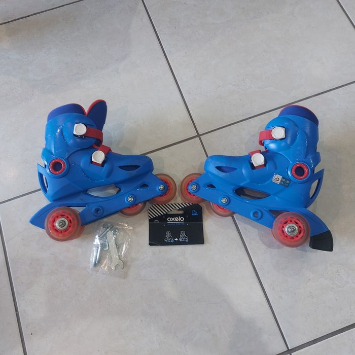 Patins Oxelo 28-30 + kit proteções
