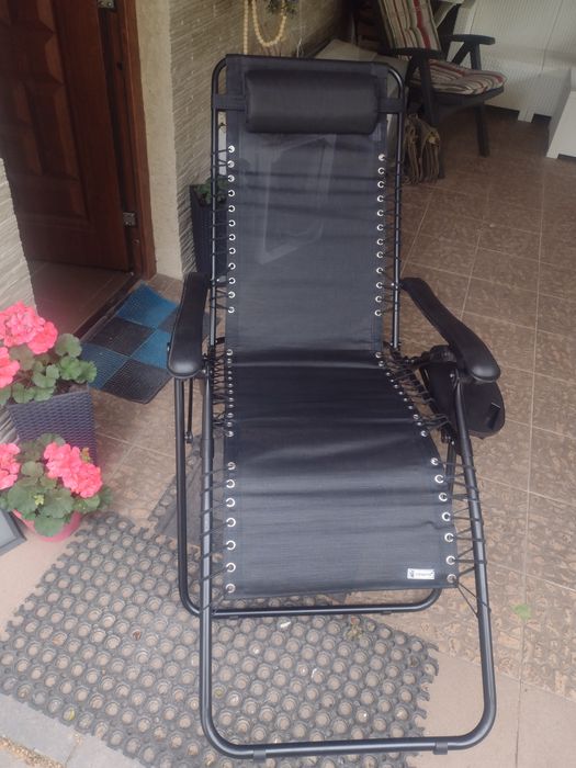 leżak ogrodowy, plażowy składany -nowy