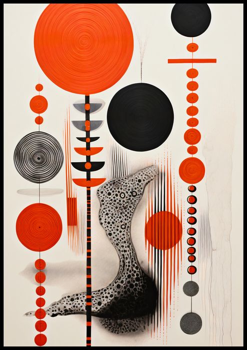Plakat 70x100cm Kontrastowy Kosmos