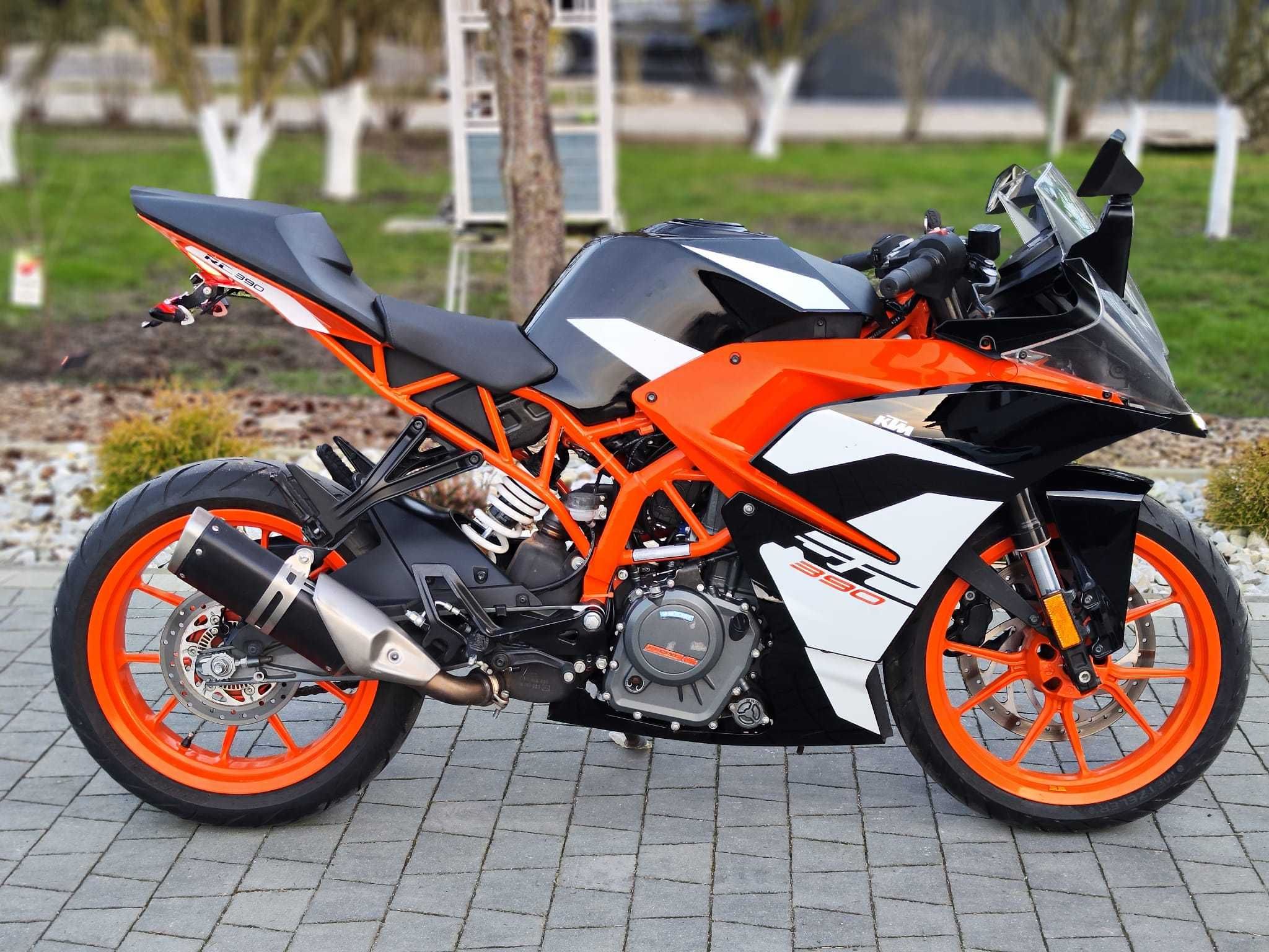 KTM RC 390 ABS Piękny Oryginał Zadbany 2018 r 11 tys k A2 / 35 kw