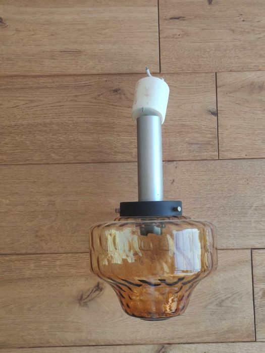 Lampa wisząca ' Twórczość' Gliwice PRL Vintage